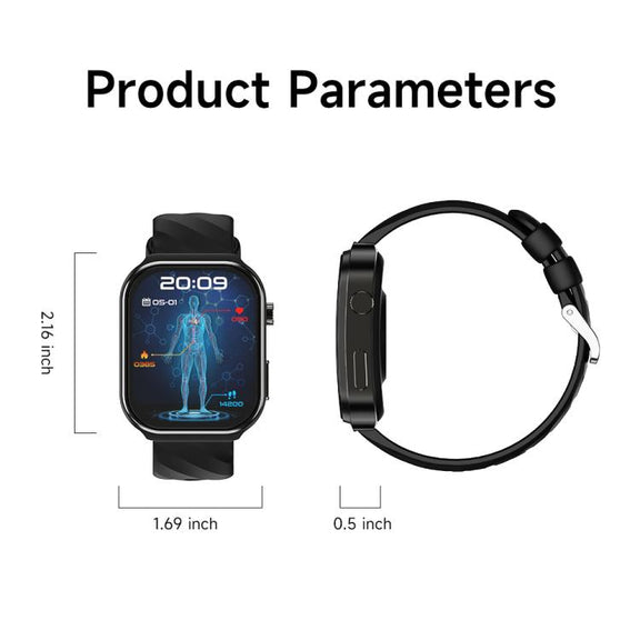 U13 2.2 inch IPS Curved Screen Smart Watch Supports BT Call(Gold)