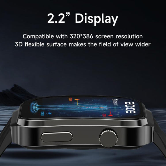 U13 2.2 inch IPS Curved Screen Smart Watch Supports BT Call(Gold)