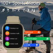 U13 2.2 inch IPS Curved Screen Smart Watch Supports BT Call(Gold)