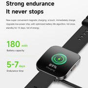 U17 1.85 inch Ultra-thin Curved Screen IP68 Sports Smart Watch(Black)