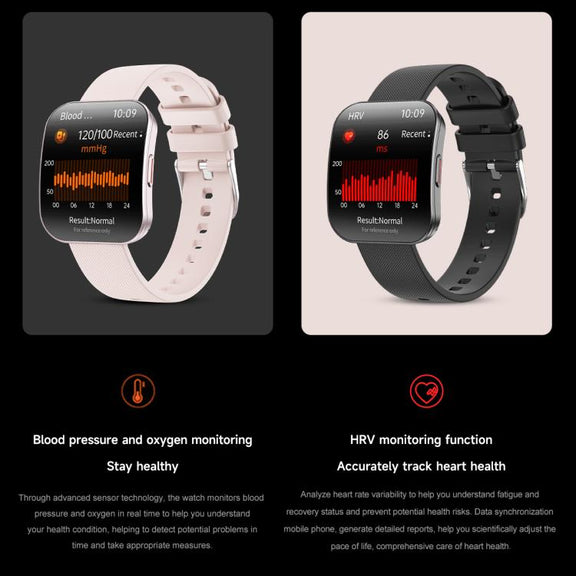 U17 1.85 inch Ultra-thin Curved Screen IP68 Sports Smart Watch(Black)