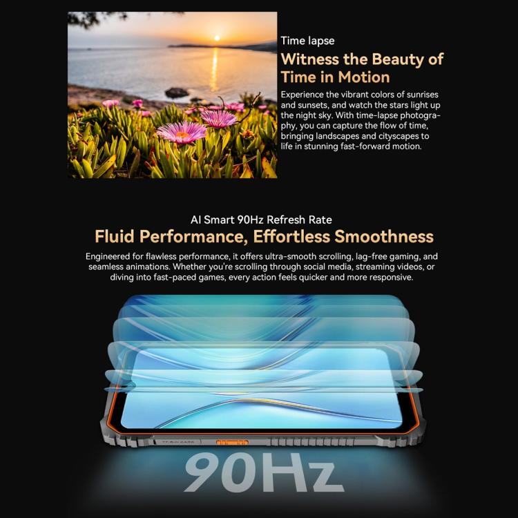 Blackview Oscal Marine 1, 4GB+128GB, 6.56 inch Android 15 Unisoc UMS9230E T615 Octa Core, Network: 4G, OTG, NFC(Black) - free shipping - PMC TechLife - Order now!