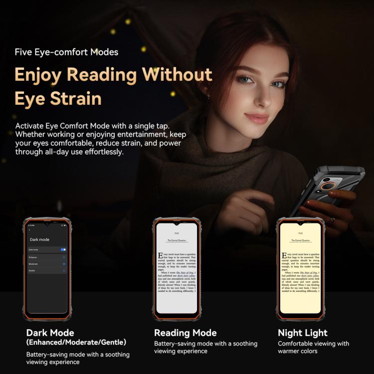 Blackview Oscal Marine 1, 4GB+128GB, 6.56 inch Android 15 Unisoc UMS9230E T615 Octa Core, Network: 4G, OTG, NFC(Black) - free shipping - PMC TechLife - Order now!