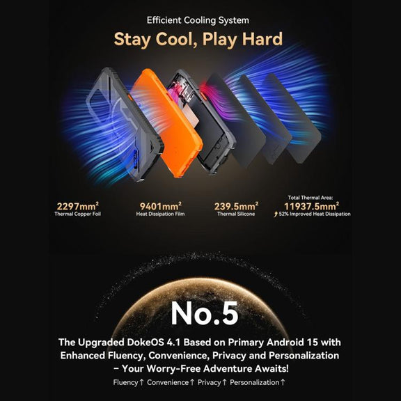 Blackview Oscal Marine 1, 4GB+128GB, 6.56 inch Android 15 Unisoc UMS9230E T615 Octa Core, Network: 4G, OTG, NFC(Black)