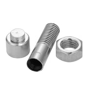 Simulation Spare Tire Screw Capsule Medicine Storage Tank Pill Storage Organizer(Silver)