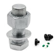 Hexagonal Washer Metal Screw Medicine Storage Tank Travel Capsule Pill Storage Box(Silver) - free shipping - PMC TechLife - Order now!