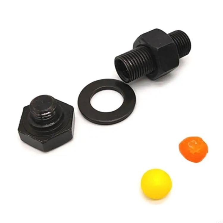 Hexagonal Washer Metal Screw Medicine Storage Tank Travel Capsule Pill Storage Box(Black) - free shipping - PMC TechLife - Order now!