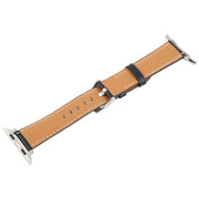 For Apple Watch 46mm / 49mm / 45mm / 44mm Silk Microfiber Leather Watch Band(Black)