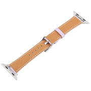 For Apple Watch 46mm / 49mm / 45mm / 44mm Silk Microfiber Leather Watch Band(Purple)
