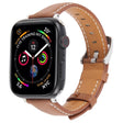 For Apple Watch 46mm / 49mm / 45mm / 44mm Silk Microfiber Leather Watch Band(Brown) - Watch Bands by PMC TechLife | Online Shopping South Africa | PMC TechLife | Buy Now Pay Later Mobicred