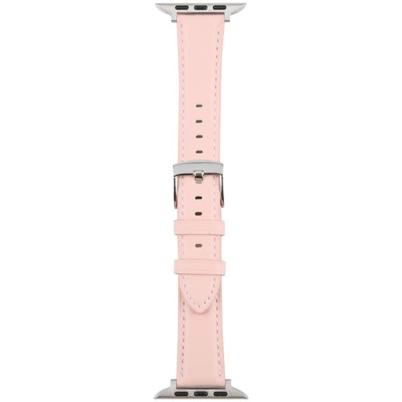 For Apple Watch 46mm / 49mm / 45mm / 44mm Silk Microfiber Leather Watch Band(Pink)