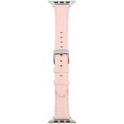 For Apple Watch 42mm / 41mm / 40mm / 38mm Silk Microfiber Leather Watch Band(Pink)