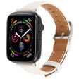 For Apple Watch 42mm / 41mm / 40mm / 38mm Silk Microfiber Leather Watch Band(White) - Watch Bands by PMC TechLife | Online Shopping South Africa | PMC TechLife | Buy Now Pay Later Mobicred