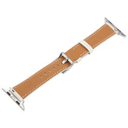 For Apple Watch 42mm / 41mm / 40mm / 38mm Silk Microfiber Leather Watch Band(White)