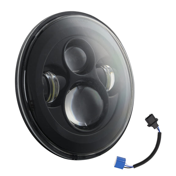 7 inch H4 / H13 DC 9V-30V 4000LM 6000K 40W 7 inch Car Round Shape LED Headlight Lamps for Jeep Wrangler
