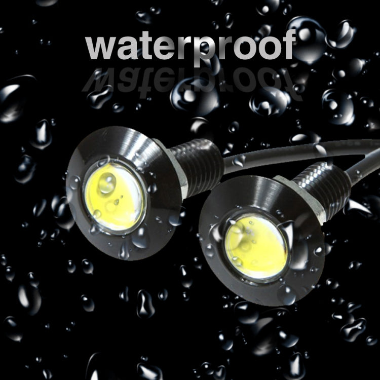 10 PCS 23mm 1.5W DC9-80V Motorcycle Eagle Eye Light Single Lens(White Light) - Eagle Eye Lights by PMC TechLife | Online Shopping South Africa | PMC TechLife | Buy Now Pay Later Mobicred