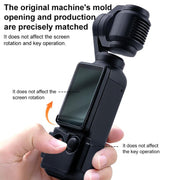 For DJI Osmo Pocket 3 Adapter Expansion Bracket Frame with Backpack Clip