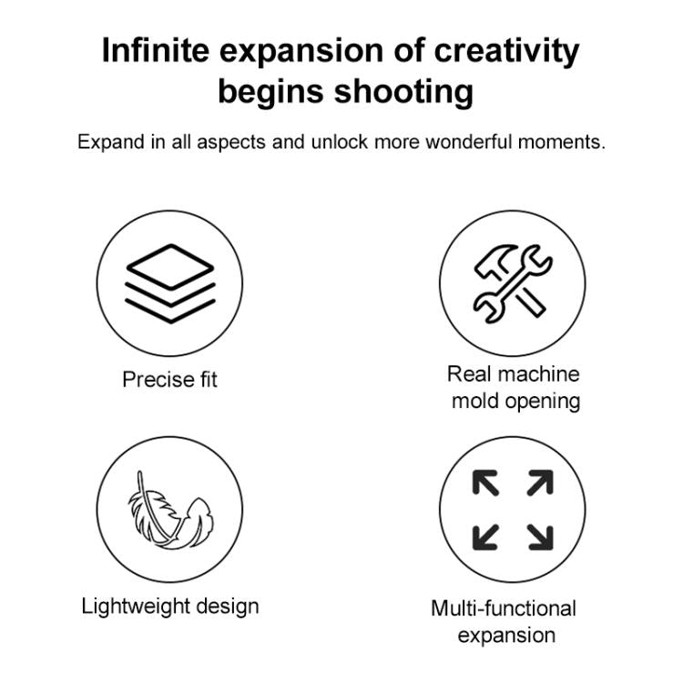 For DJI Osmo Pocket 3 Adapter Expansion Bracket Frame with Head Strap - free shipping - PMC TechLife - Order now!