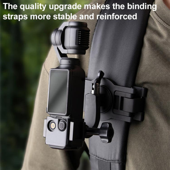 For DJI Osmo Pocket 3 Adapter Expansion Bracket Frame with Backpack Clip