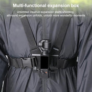 For DJI Osmo Pocket 3 Adapter Expansion Bracket Frame with Neck Bracket