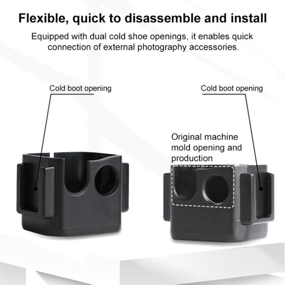 For DJI Osmo Pocket 3 Adapter Expansion Bracket Frame with Crab Clamp