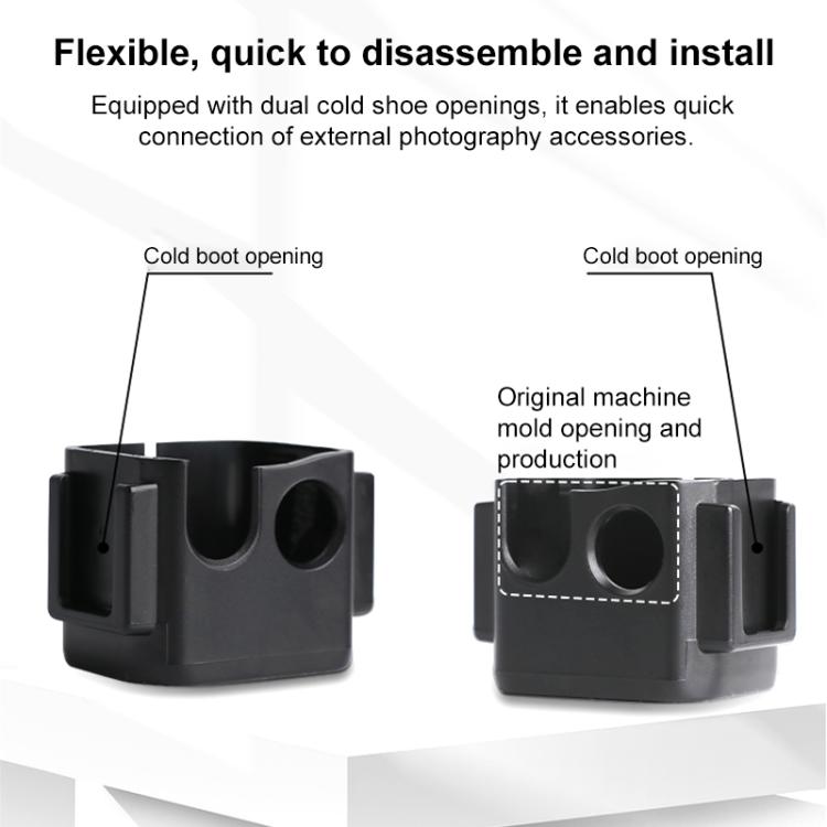 For DJI Osmo Pocket 3 Adapter Expansion Bracket Frame with Chest Strap - free shipping - PMC TechLife - Order now!