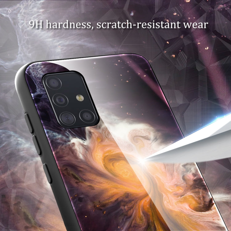 For Samsung Galaxy A51 Marble Pattern Glass Protective Case(DL06) - Galaxy Phone Cases by PMC TechLife | Online Shopping South Africa | PMC TechLife