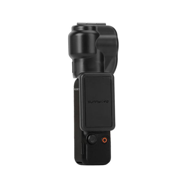 For DJI OSMO Pocket 3 Sunnylife Colorful Gimbal Cover Camera Protector Screen Protective Case(Black)
