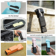 For DJI OSMO Pocket 3 Sunnylife Colorful Gimbal Cover Camera Protector Screen Protective Case(Yellow)