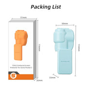For DJI OSMO Pocket 3 Sunnylife Colorful Gimbal Cover Camera Protector Screen Protective Case(Yellow)