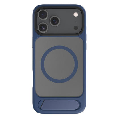 For iPhone 17 Pro Max Kalebol MagSafe Invisible Tilt Holder PC Hybrid TPU Case(Navy Blue) - iPhone 17 Pro Max Cases by Kalebol | Online Shopping South Africa | PMC Jewellery | Buy Now Pay Later Mobicred