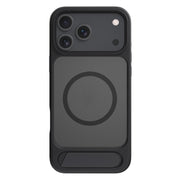 For iPhone 17 Pro Max Kalebol MagSafe Invisible Tilt Holder PC Hybrid TPU Case(Black)