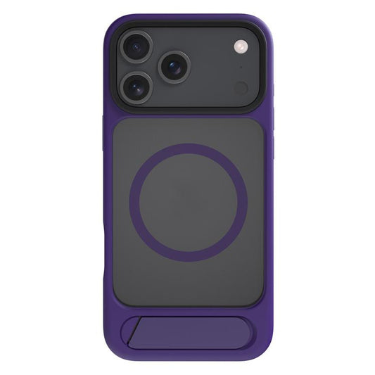 For iPhone 17 Pro Max Kalebol MagSafe Invisible Tilt Holder PC Hybrid TPU Case(Purple) - iPhone 17 Pro Max Cases by Kalebol | Online Shopping South Africa | PMC Jewellery | Buy Now Pay Later Mobicred
