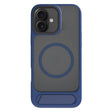 For iPhone 17 Kalebol MagSafe Invisible Tilt Holder PC Hybrid TPU Case(Navy Blue) - iPhone 17 Cases by Kalebol | Online Shopping South Africa | PMC TechLife | Buy Now Pay Later Mobicred