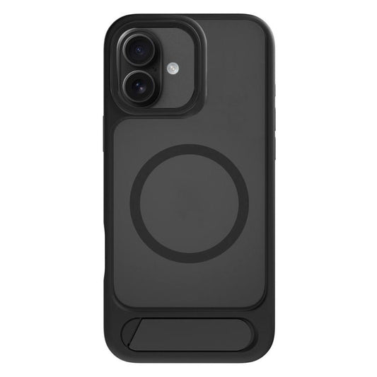 For iPhone 17 Kalebol MagSafe Invisible Tilt Holder PC Hybrid TPU Case(Black) - iPhone 17 Cases by Kalebol | Online Shopping South Africa | PMC Jewellery | Buy Now Pay Later Mobicred