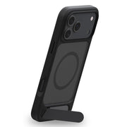 For iPhone 17 Air Kalebol MagSafe Invisible Tilt Holder PC Hybrid TPU Case(Navy Blue)