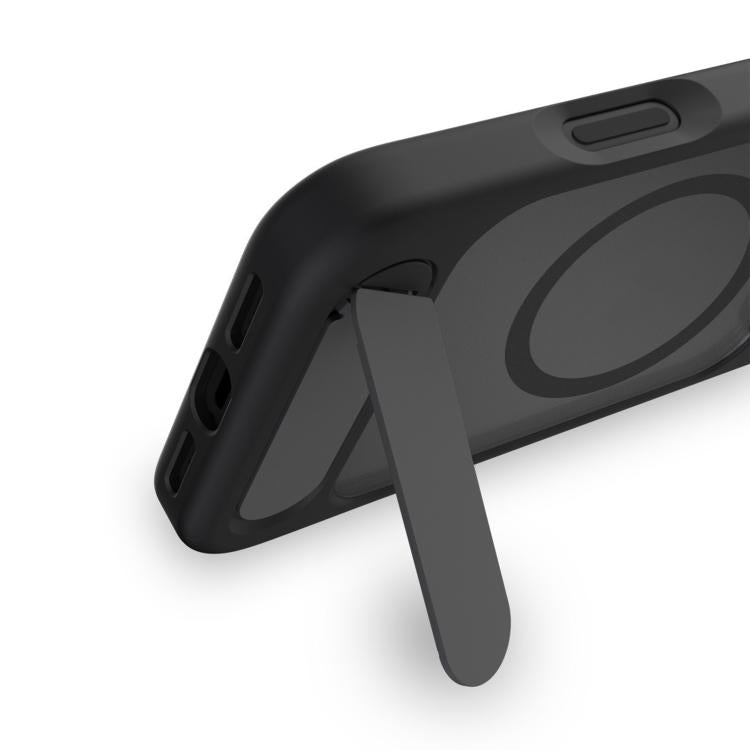 For iPhone 17 Pro Max Kalebol MagSafe Invisible Tilt Holder PC Hybrid TPU Case(Navy Blue) - iPhone 17 Pro Max Cases by Kalebol | Online Shopping South Africa | PMC TechLife | Buy Now Pay Later Mobicred