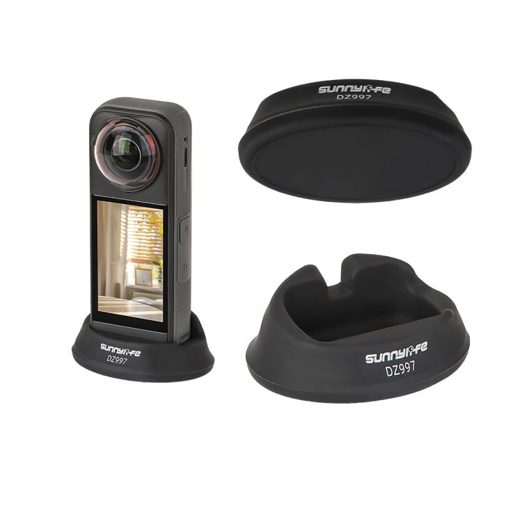 For Insta360 X5 / X4 Sunnylife Silicone Stand Base Tabletop Base(Black) - free shipping - PMC TechLife - Order now!