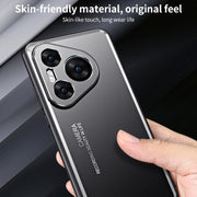 For Huawei Pura 80 5G Frosted Metal Phone Case(Silver)