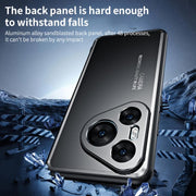 For Huawei Pura 80 5G Frosted Metal Phone Case(Silver)