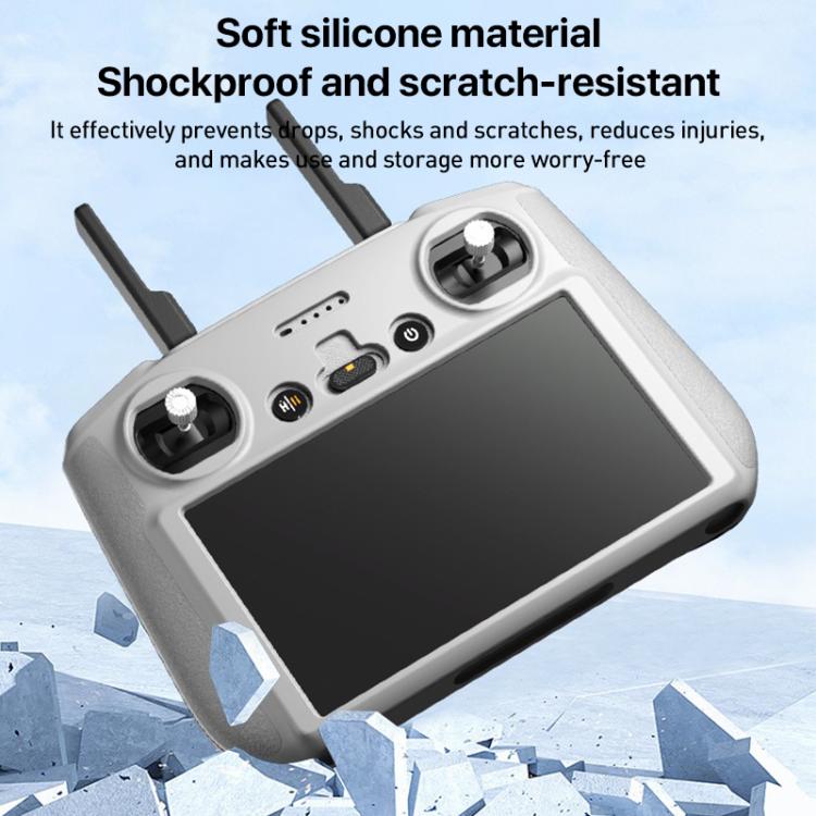 For DJI RC 2 Remote Control Shockproof Anti-scratch Silicone Case(Grey) - free shipping - PMC TechLife - Order now!