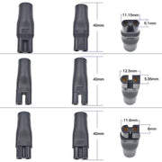 7pcs / Set DC 5.5 x 2.1mm Female to Shaver Interface Charging Adapter Converter