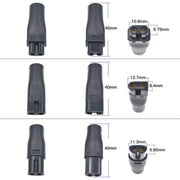 7pcs / Set DC 5.5 x 2.1mm Female to Shaver Interface Charging Adapter Converter