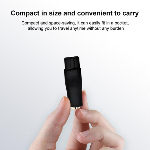 8pcs / Set DC 5.5 x 2.1mm Female to Shaver Interface Charging Adapter Converter