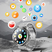 Yesido IO34 1.43 inch AMOLED Screen Metal Smart Watch Support BT Call(Grey)
