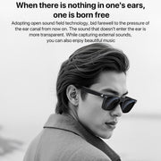 Yesido IO35 Smart Music Glasses IP54 Water-resistant Support BT Call(Black)