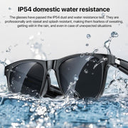 Yesido IO35 Smart Music Glasses IP54 Water-resistant Support BT Call(Black)