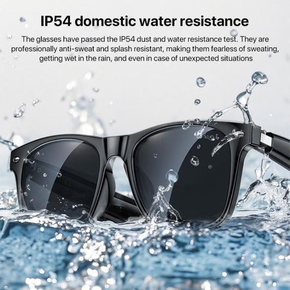 Yesido IO35 Smart Music Glasses IP54 Water-resistant Support BT Call(Black)