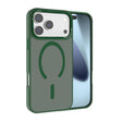 For iPhone 17 Pro Max Kalebol Metal Lens Frame MagSafe Frosted PC Phone Case(Dark Green) - free shipping - PMC TechLife - Order now!