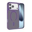 For iPhone 17 Pro Kalebol Metal Lens Frame MagSafe Frosted PC Phone Case(Dark Purple) - free shipping - PMC TechLife - Order now!
